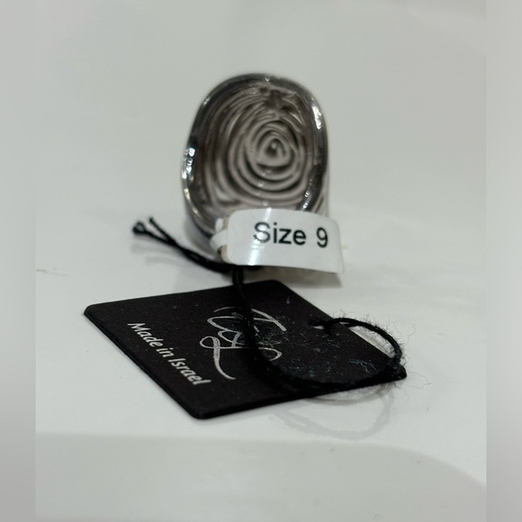 ✨ NWT E&L  Sterling Silver Swirl Ring size 9 - Picture 5 of 5